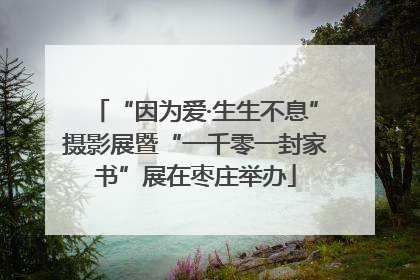 “因为爱·生生不息”摄影展暨“一千零一封家书”展在枣庄举办