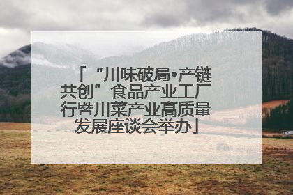 “川味破局•产链共创”食品产业工厂行暨川菜产业高质量发展座谈会举办