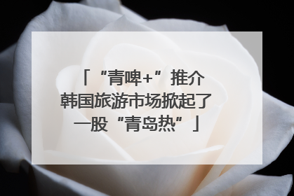 “青啤+”推介 韩国旅游市场掀起了一股“青岛热”