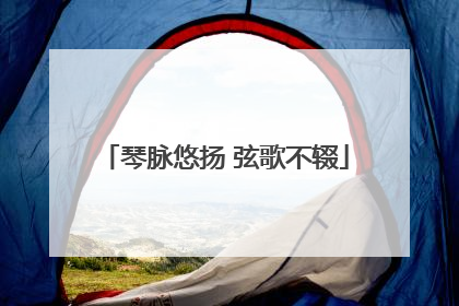 琴脉悠扬 弦歌不辍