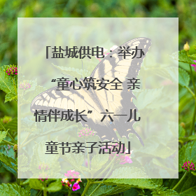 盐城供电：举办“童心筑安全 亲情伴成长”六一儿童节亲子活动
