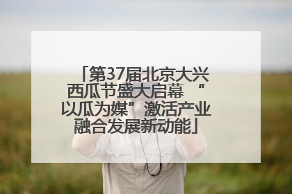 第37届北京大兴西瓜节盛大启幕 “以瓜为媒”激活产业融合发展新动能
