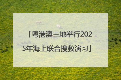 粤港澳三地举行2025年海上联合搜救演习