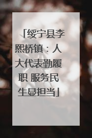 绥宁县李熙桥镇：人大代表勤履职 服务民生显担当