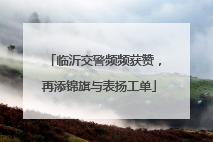 临沂交警频频获赞，再添锦旗与表扬工单
