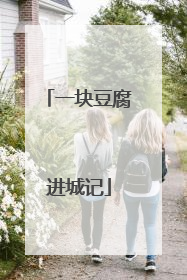 一块豆腐进城记