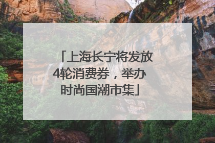 上海长宁将发放4轮消费券，举办时尚国潮市集