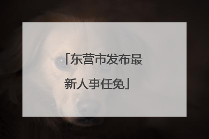 东营市发布最新人事任免
