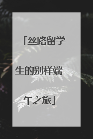 丝路留学生的别样端午之旅