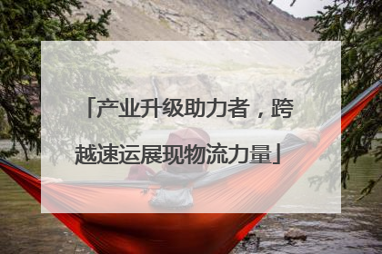 产业升级助力者，跨越速运展现物流力量