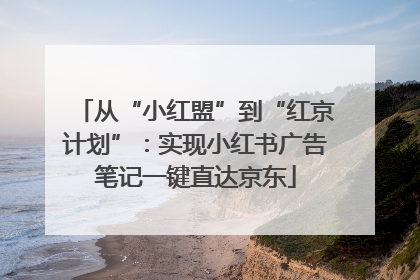 从“小红盟”到“红京计划”：实现小红书广告笔记一键直达京东
