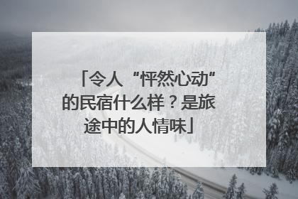 令人“怦然心动”的民宿什么样？是旅途中的人情味