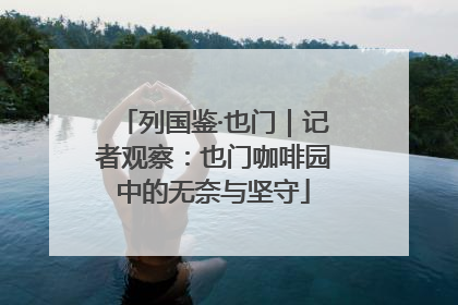 列国鉴·也门｜记者观察：也门咖啡园中的无奈与坚守