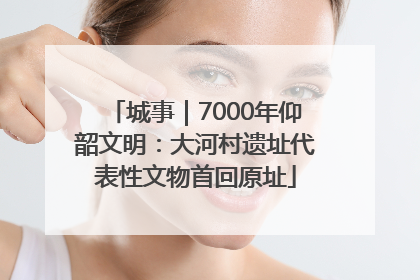 城事｜7000年仰韶文明：大河村遗址代表性文物首回原址