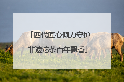 四代匠心倾力守护 非遗沱茶百年飘香
