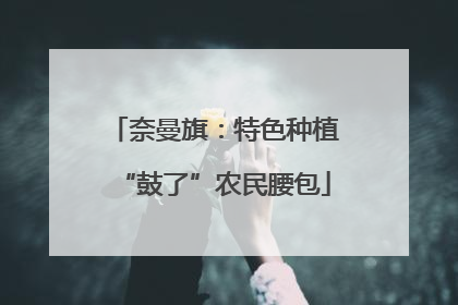 奈曼旗：特色种植“鼓了”农民腰包