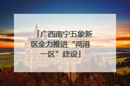 广西南宁五象新区全力推进“两港一区”建设