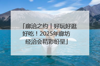 廊洽之约丨好玩好逛好吃！2025年廊坊经洽会精彩纷呈