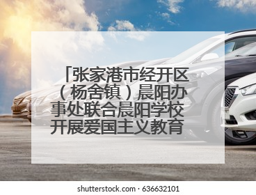 张家港市经开区（杨舍镇）晨阳办事处联合晨阳学校开展爱国主义教育主题升旗活动