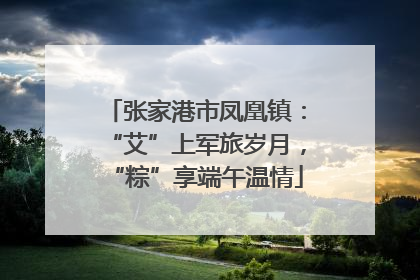 张家港市凤凰镇：“艾”上军旅岁月，“粽”享端午温情