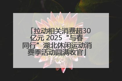 拉动相关消费超30亿元 2025“与春同行”湖北休闲运动消费季活动圆满收官