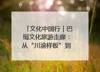 文化中国行｜巴蜀文化旅游走廊：从“川渝样板”到“世界舞台”