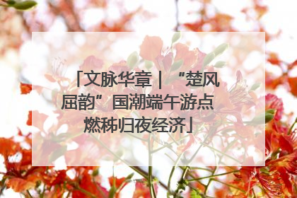 文脉华章｜“楚风屈韵”国潮端午游点燃秭归夜经济