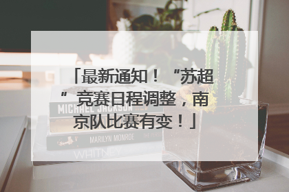 最新通知！“苏超”竞赛日程调整，南京队比赛有变！