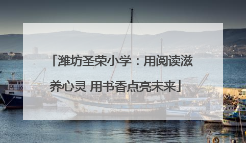 潍坊圣荣小学：用阅读滋养心灵 用书香点亮未来