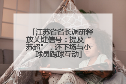 江苏省省长调研释放关键信号：提及“苏超”，还下场与小球员踢球互动