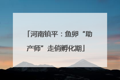 河南镇平：鱼卵“助产师”走俏孵化期