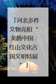 河北多件文物亮相“龙腾中国：红山文化古国文明特展”