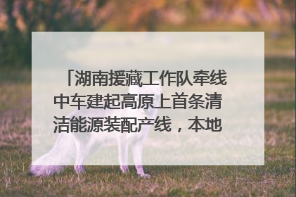 湖南援藏工作队牵线中车建起高原上首条清洁能源装配产线，本地大学生成车间检验员