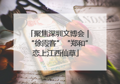聚焦深圳文博会｜“徐霞客”“郑和”恋上江西仙草