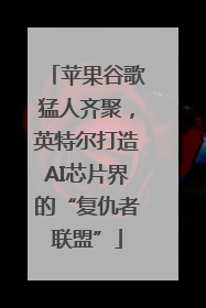 苹果谷歌猛人齐聚，英特尔打造AI芯片界的“复仇者联盟”