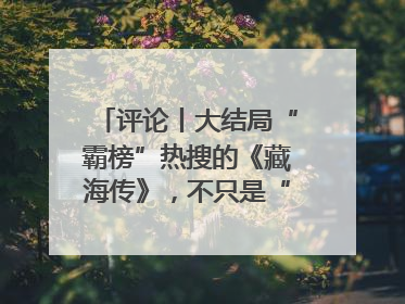 评论丨大结局“霸榜”热搜的《藏海传》，不只是“肖战变了”