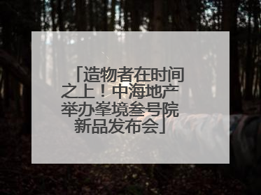 造物者在时间之上！中海地产举办峯境叁号院新品发布会