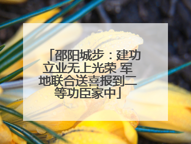 邵阳城步：建功立业无上光荣 军地联合送喜报到二等功臣家中