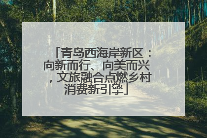 青岛西海岸新区：向新而行、向美而兴，文旅融合点燃乡村消费新引擎