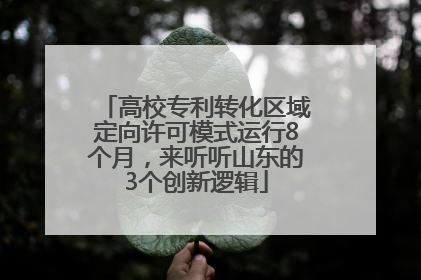 高校专利转化区域定向许可模式运行8个月，来听听山东的3个创新逻辑