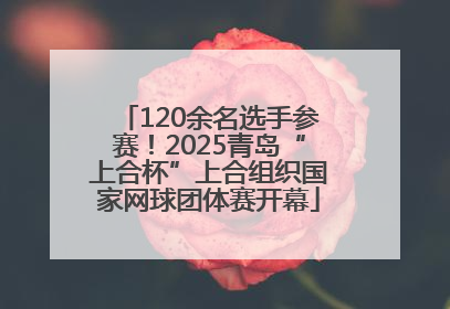120余名选手参赛！2025青岛“上合杯”上合组织国家网球团体赛开幕