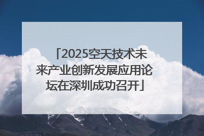 2025空天技术未来产业创新发展应用论坛在深圳成功召开