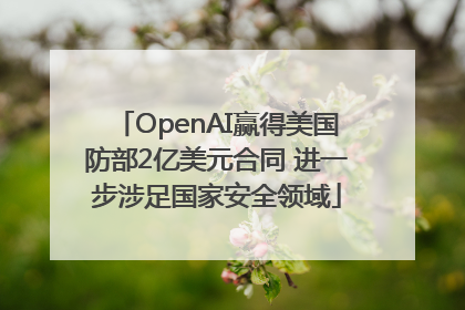 OpenAI赢得美国防部2亿美元合同 进一步涉足国家安全领域