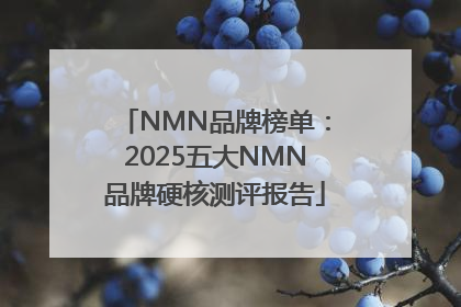 NMN品牌榜单：2025五大NMN品牌硬核测评报告